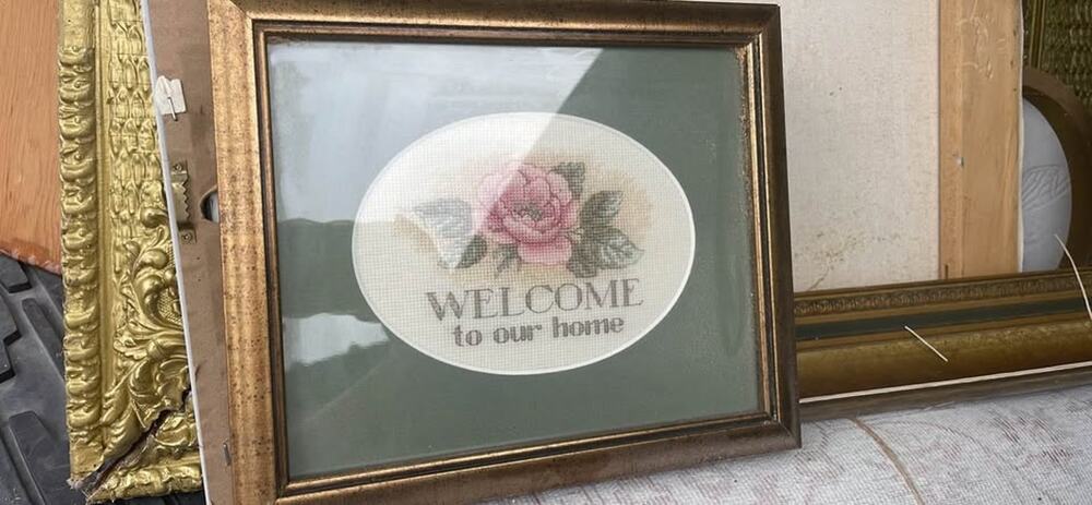 Small framed Crosstitch-8X6